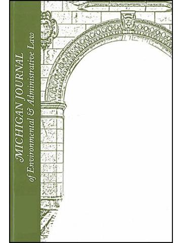 Cover of Michigan Journal of Environmental & Administrative Law